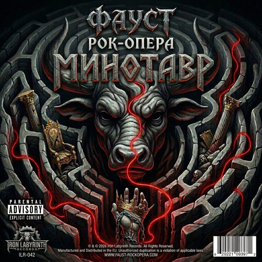 Обложка рок-оперы «Минотавр»